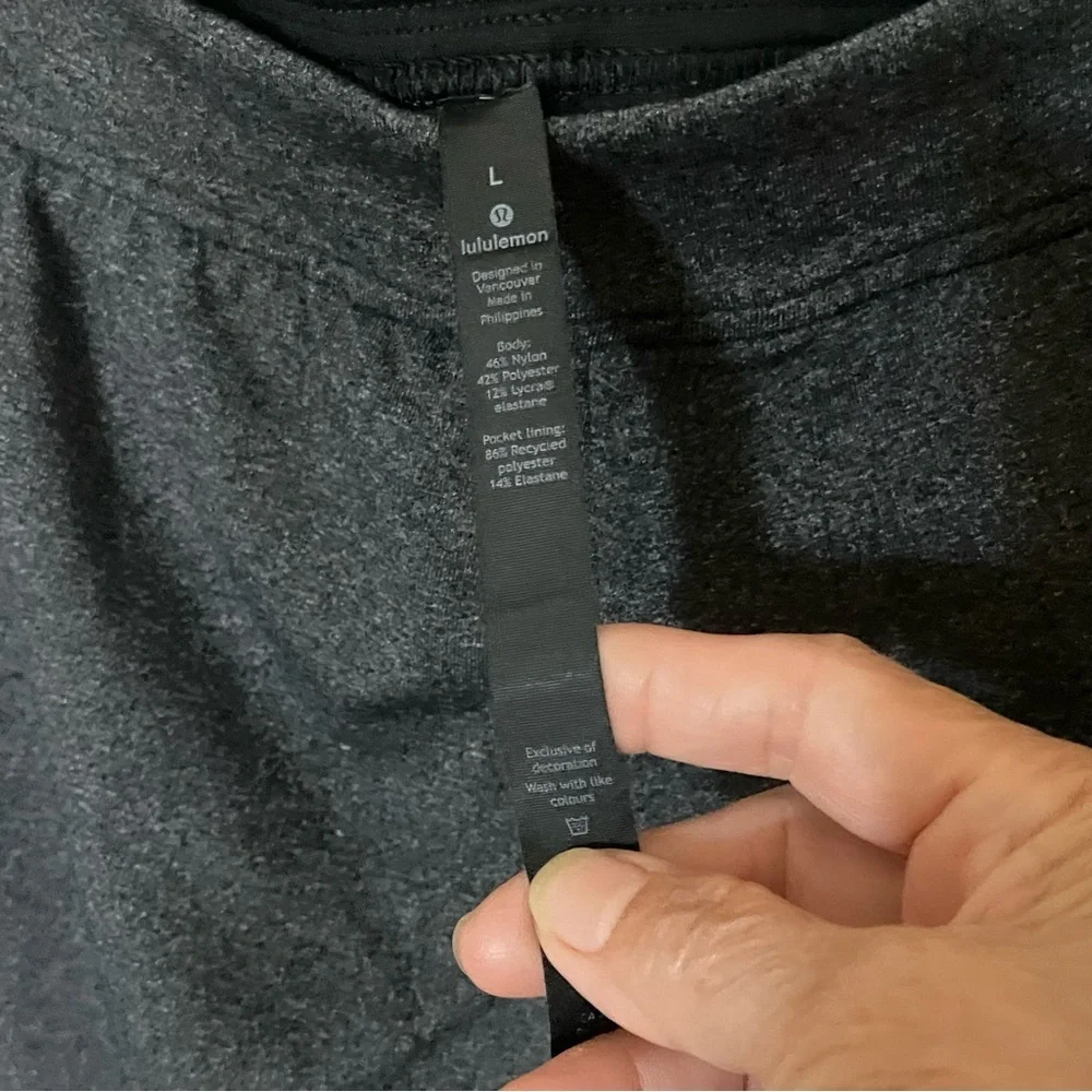 Lululemon dark gray joggers size large
